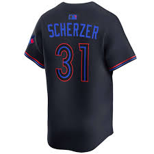 Toronto Blue Jays 50th Patch Scherzer City Connect Baseball Jersey Size Mens XXXL