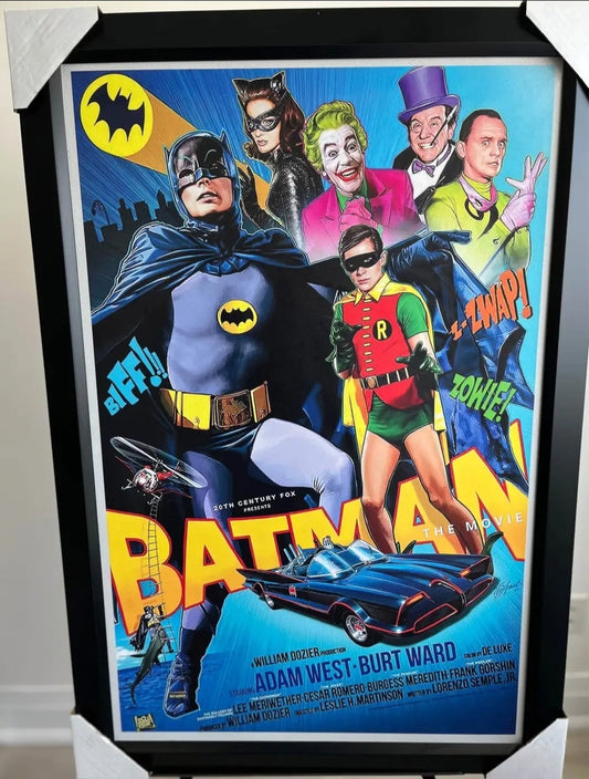 21x16 Batman The Movie Textured Fine Art Print