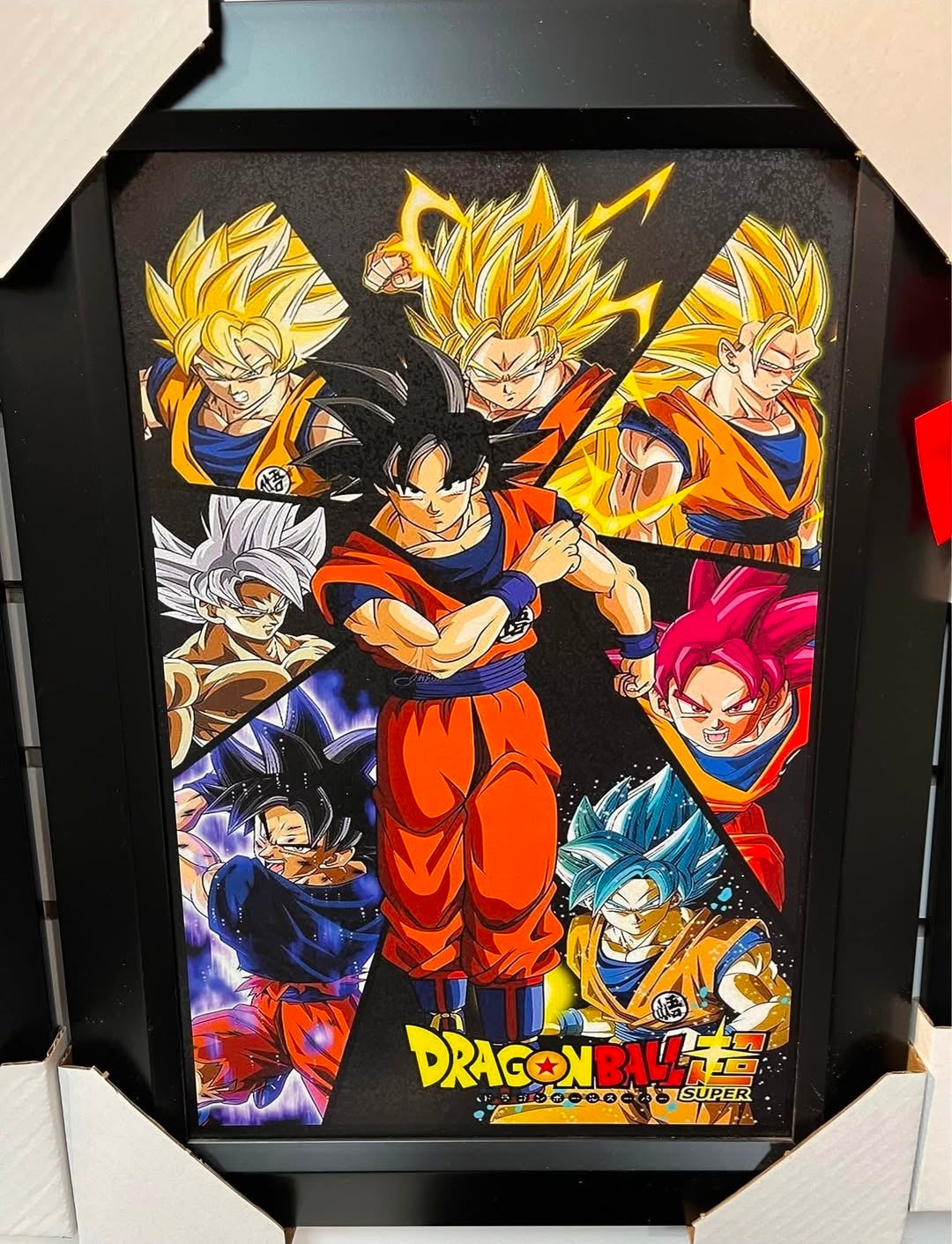 21x16 Anime Dragon Ball Z Textured Fine Art Print