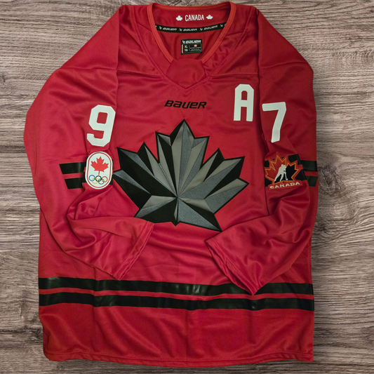 2026 Olympics Team Canada McDavid "A" Hockey Jersey Size XXL