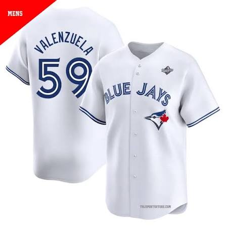 Toronto Blue Jays 50th Patch Valenzuela White Baseball Jersey Size Womens Medium