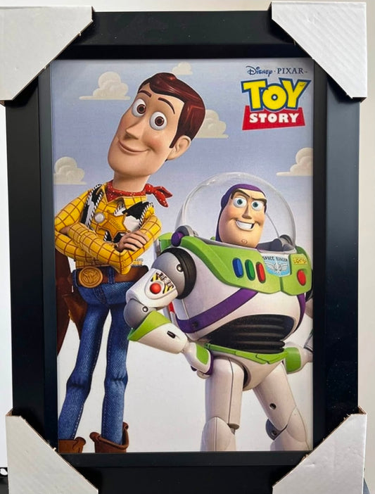 21x16 Movie Toy Story Textured Fine Art Print