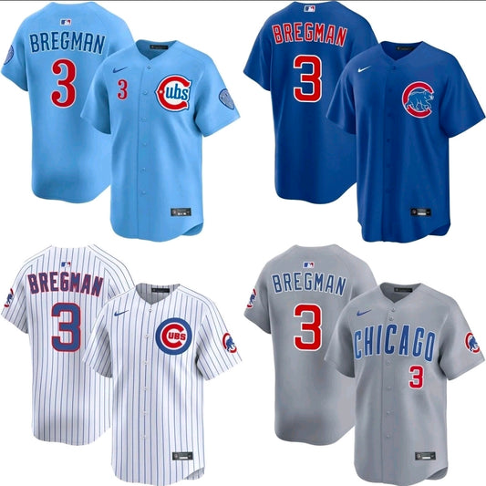 Chicago Cubs Bregman Jersey Mens XXXL