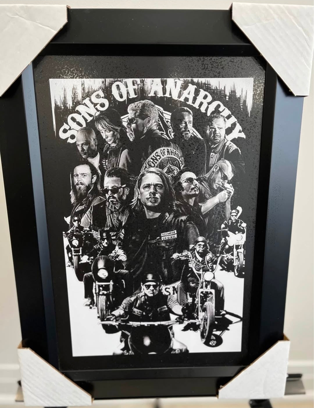 21x16 Sons of Anarchy Textured Fine Art Print