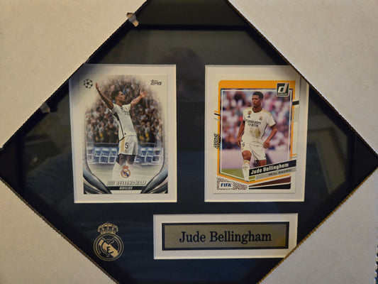 Soccer Real Madrid Jude Bellingham 2 Card Collector Frame