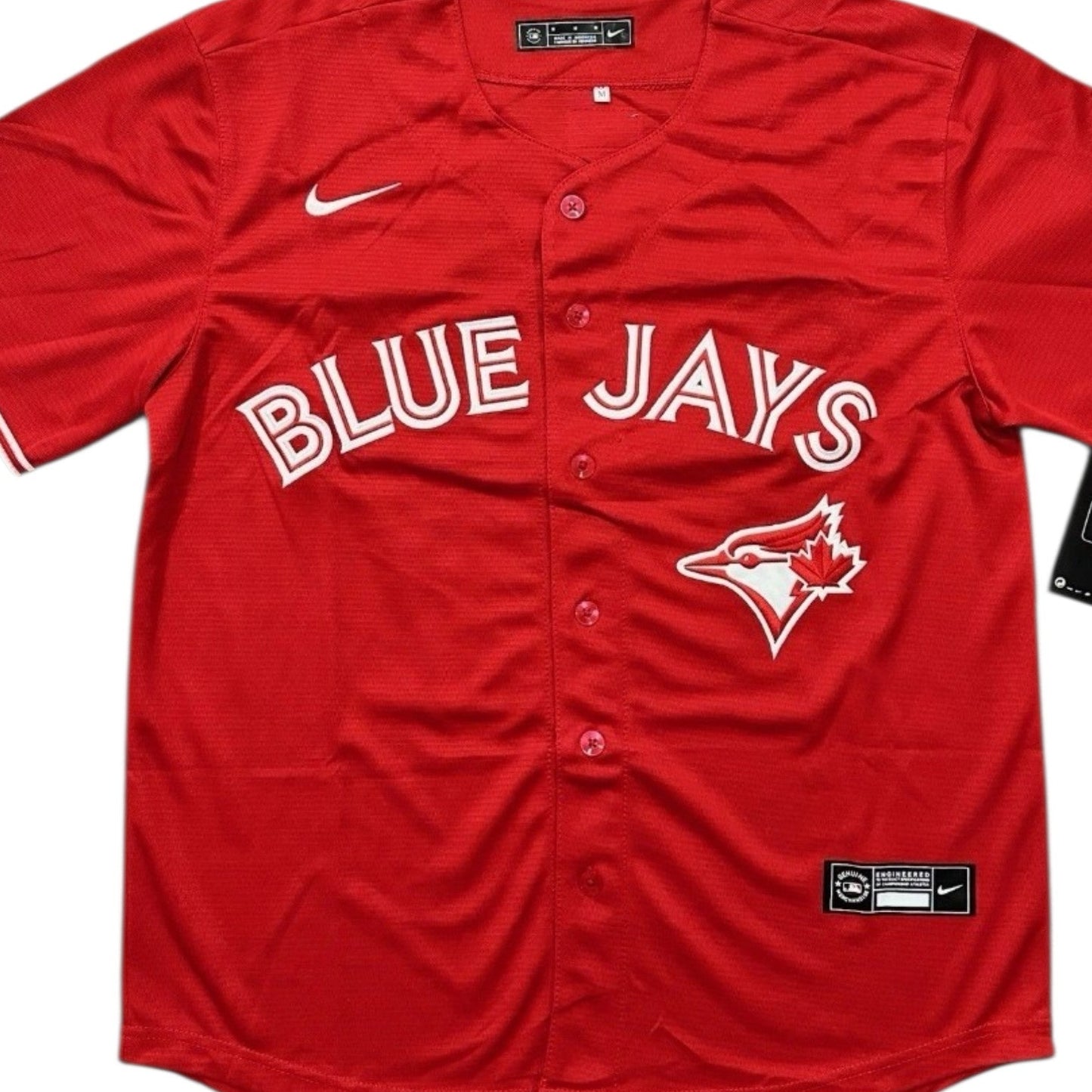 Toronto Blue Jays 50th Patch Okamoto Canada Day Red Baseball Jersey Size Mens XXL