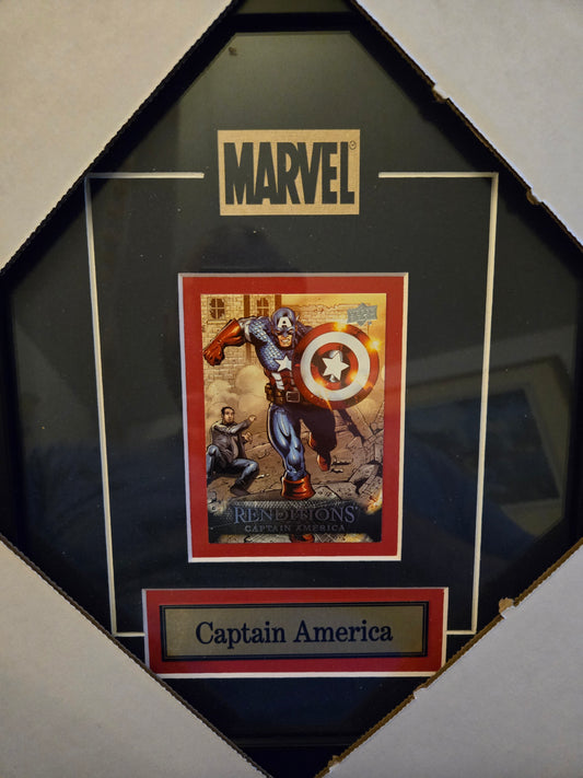 Marvel Comics Avengers Captain America Single Card Collector Frame