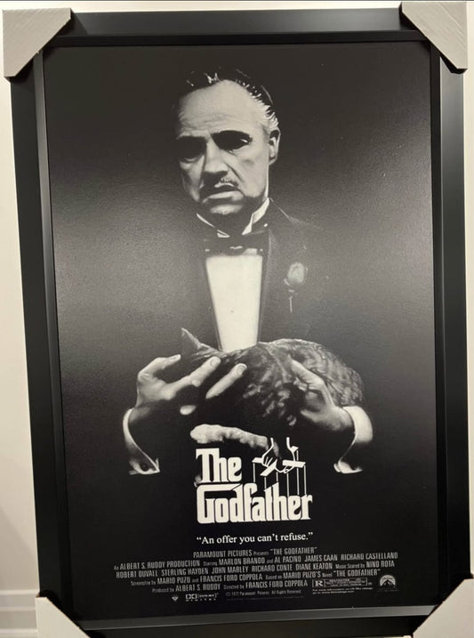26x36 The Godfather Textured Fine Art Print