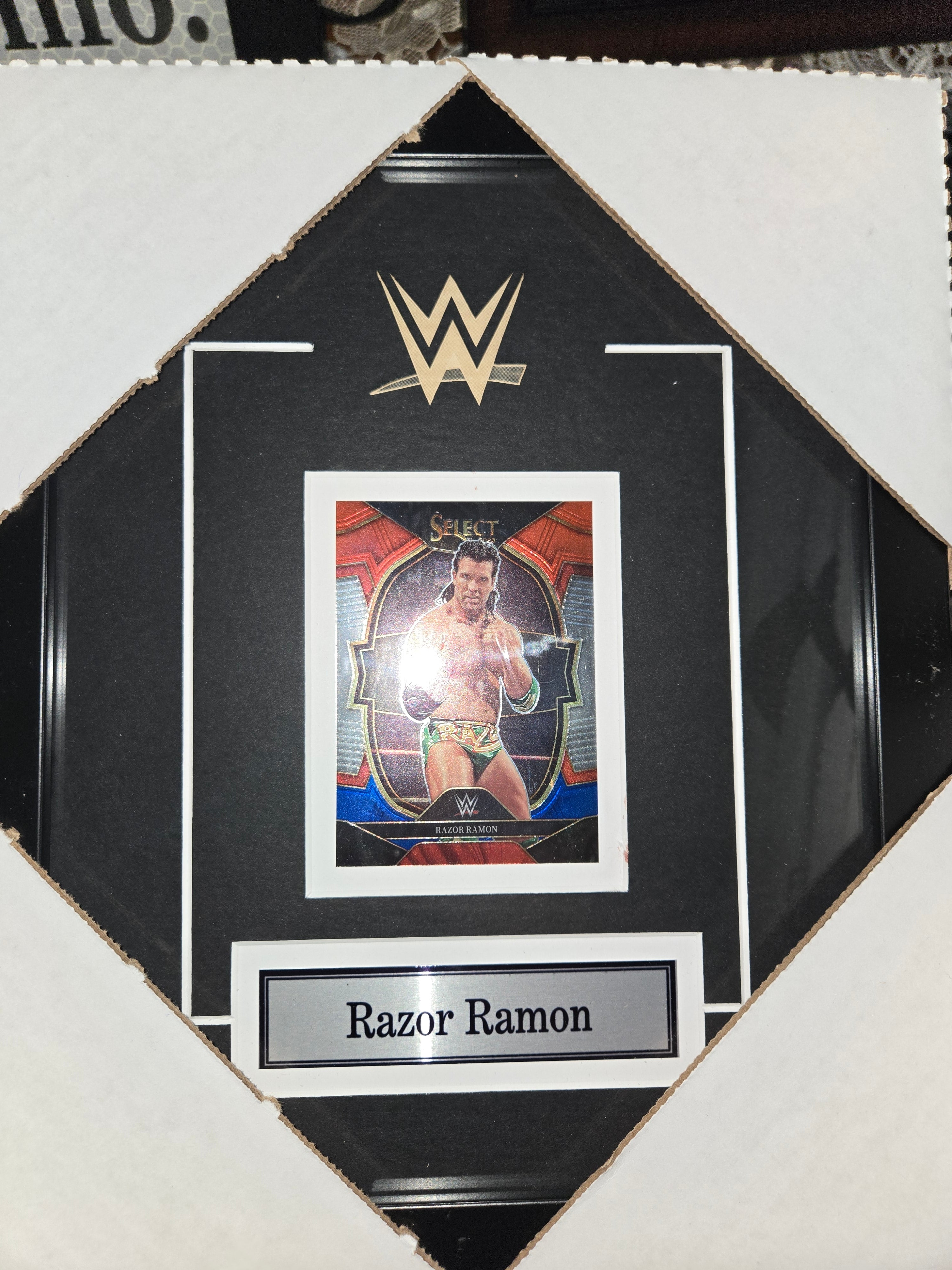 Razor Ramon Card 12x10 WWE WWF NWO WCW Razor Ramon Single Card Collector Frame – 3rd Day ...