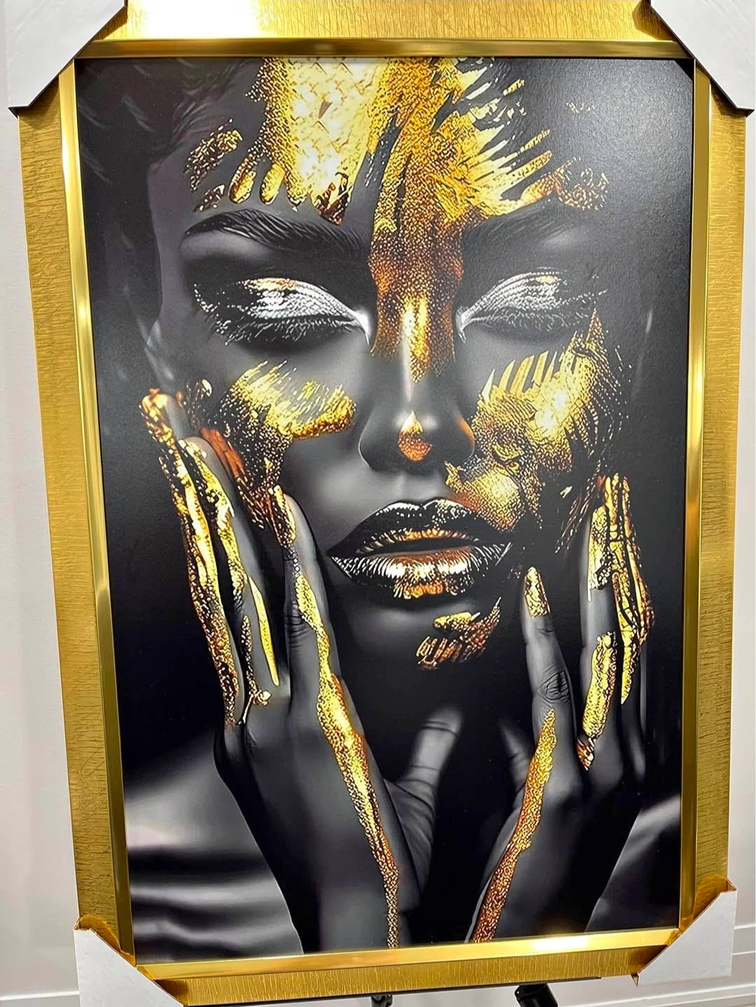 26x38 Wall Art African Queen Textured Fine Art Print