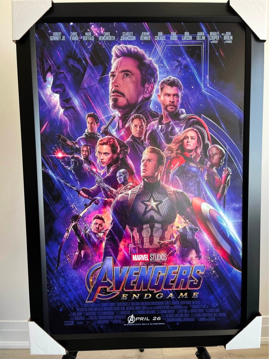 21x16 Movie Avengers Endgame Textured Fine Art Print