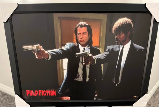 21x16 Movie Pulp Fiction Textured Fine Art Print