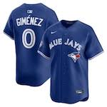 Toronto Blue Jays 50th Patch Gimenez Dark Blue Baseball Jersey Size Mens Medium