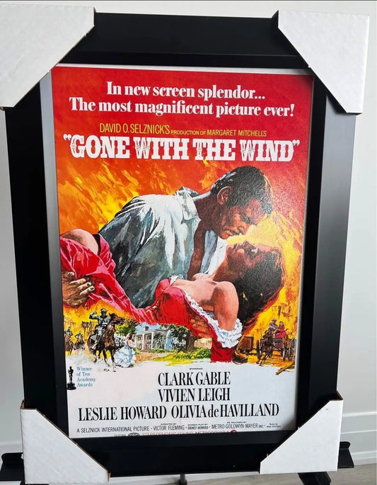 21x16 Gone With The Wind Textured Fine Art Print