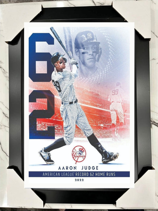 21x16 New York Yankees Aaron Judge Textured Fine Art Print