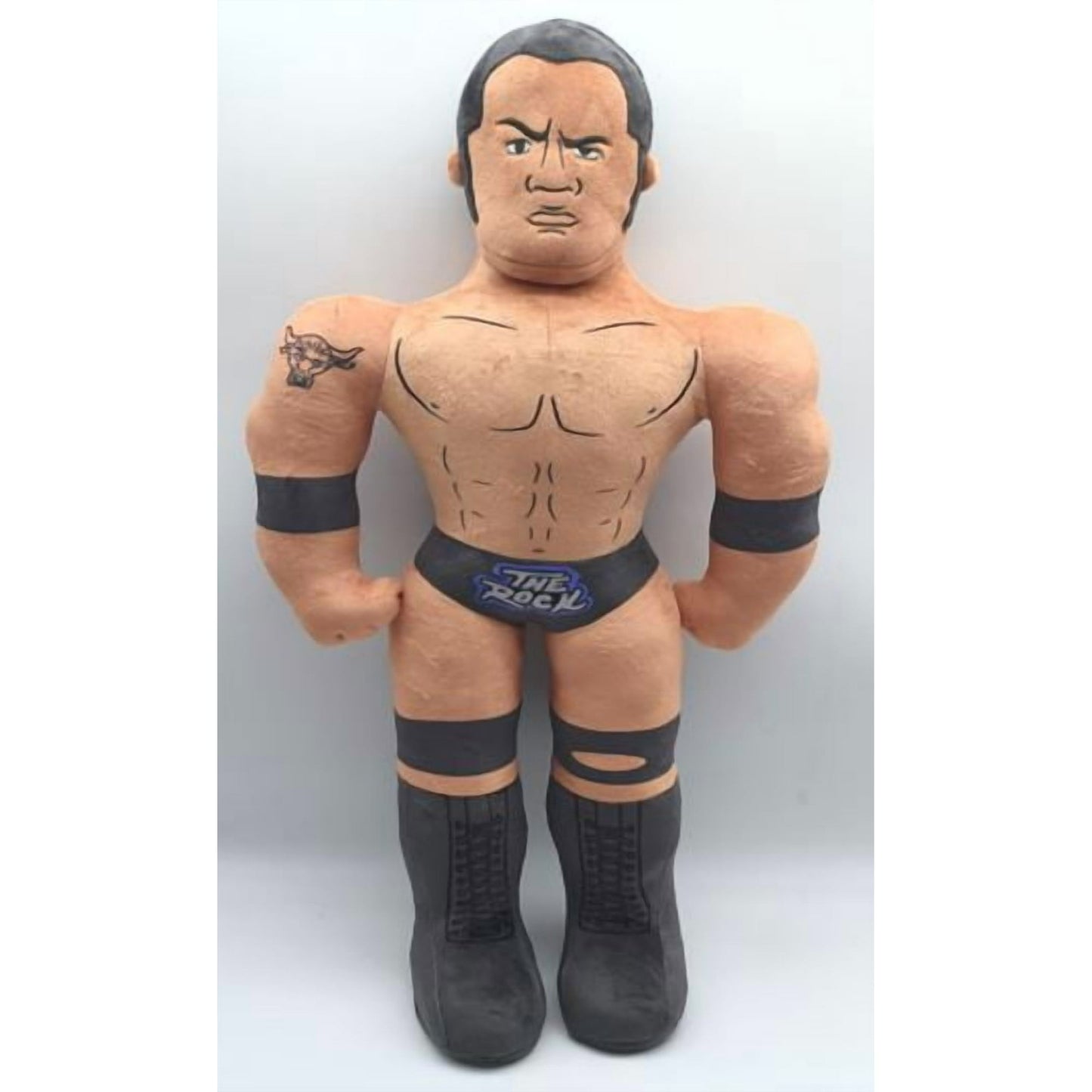 Officially Licensed WWE WWF WCW NWO 23INCH The Rock Stuffed Toy