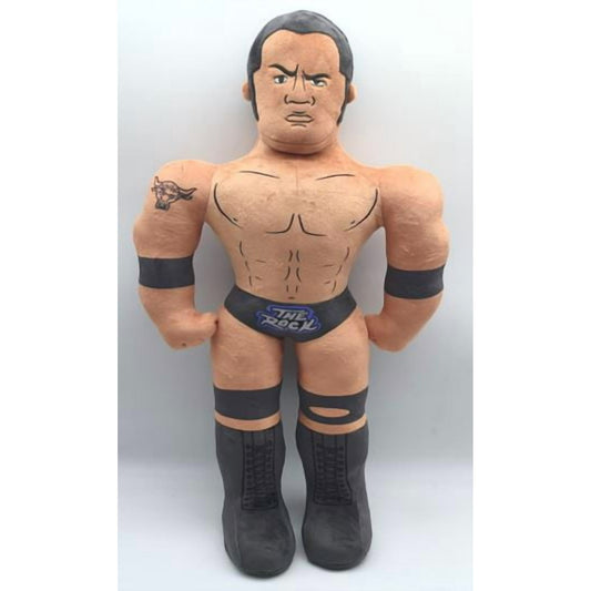 Officially Licensed WWE WWF WCW NWO 23INCH The Rock Stuffed Toy