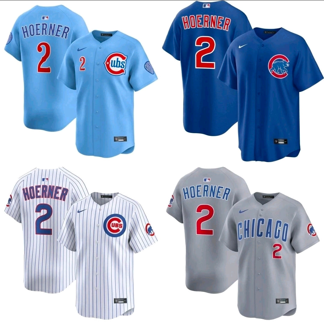 Chicago Cubs Hoerner Jersey Mens Large