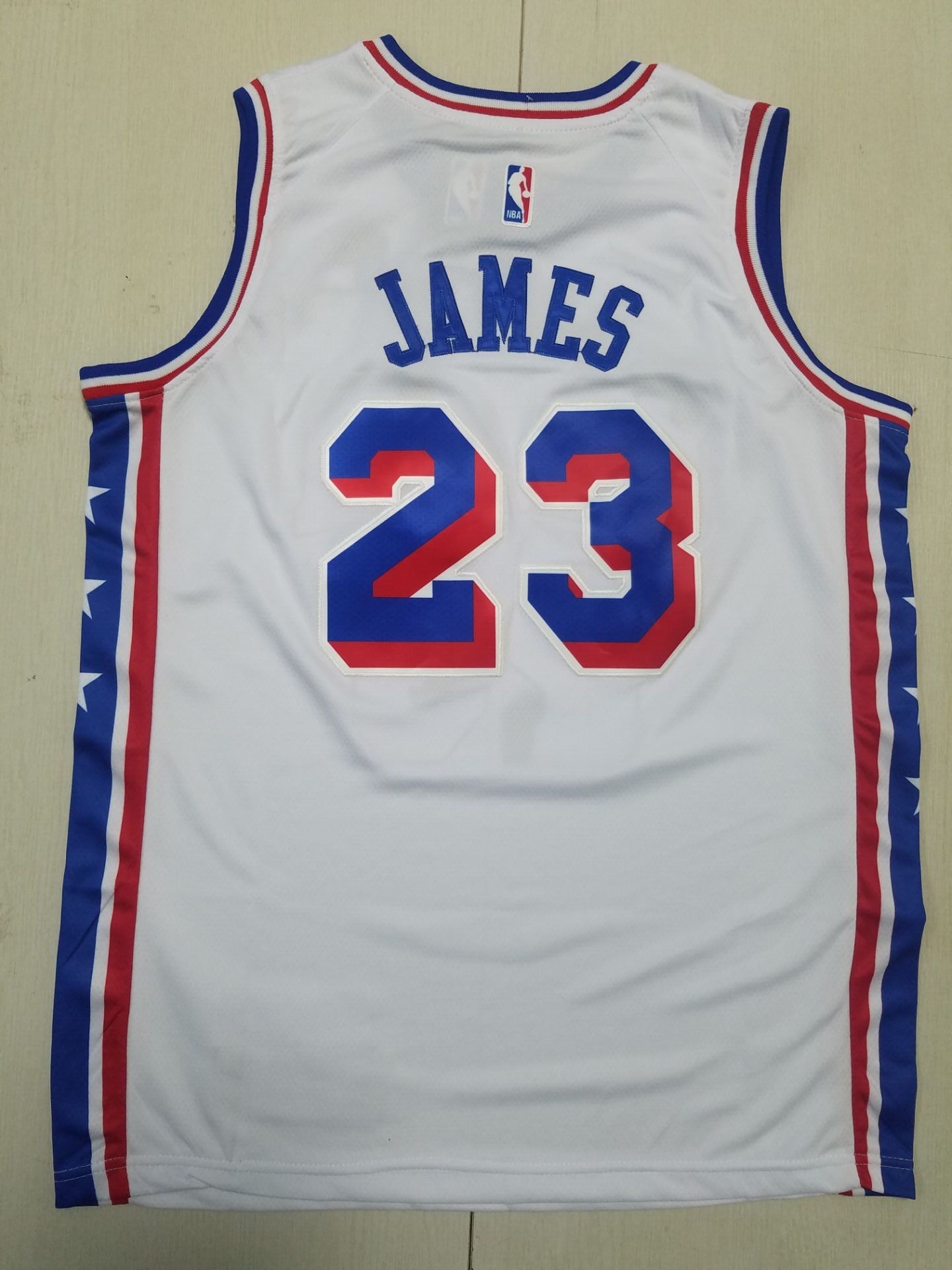 Philadelphia 76ers LeBron James Basketball Jersey Mens Medium