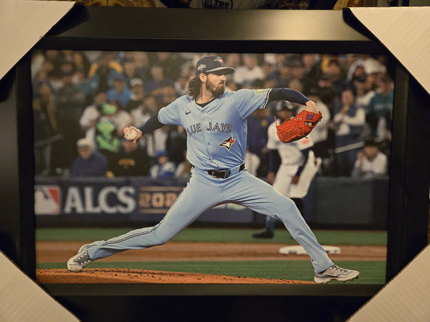 21x16 MLB Toronto Blue Jays Kevin Gausman World Series Textured Fine Art Print