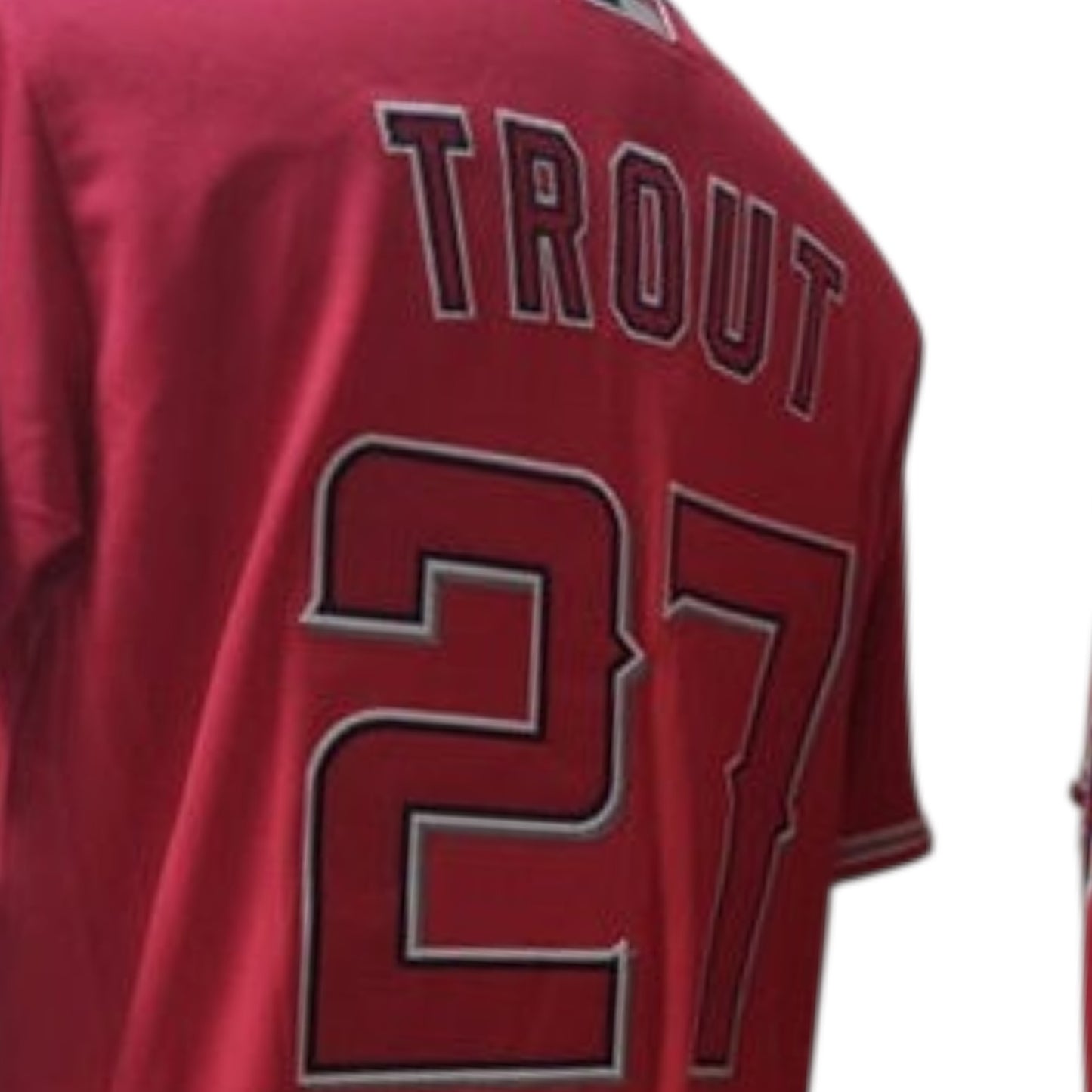 Los Angeles Angels of Anaheim Trout Red Baseball Jersey Size Mens Medium