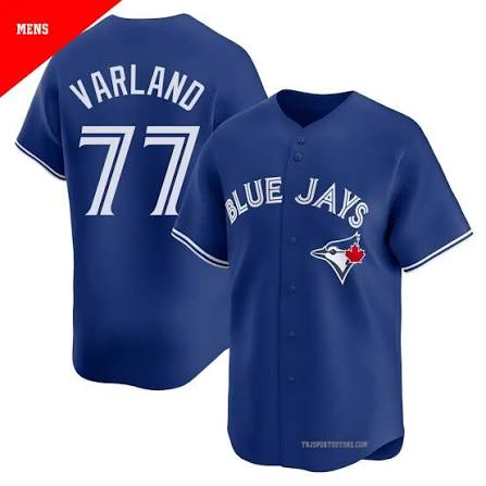 Toronto Blue Jays 50th Patch Varland Dark Blue Baseball Jersey Size Mens XL