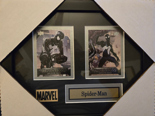 Marvel Comics Black Suit Symbiote Spider-Man 2 Card Collector Frame