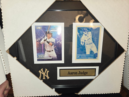 12x10 MLB New York Yankees Aaron Judge 2 Card Collector Frame