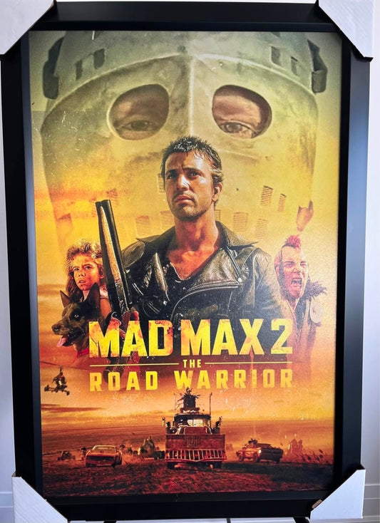21x16 Movie Mad Max 2 Mel Gibson Textured Fine Art Print