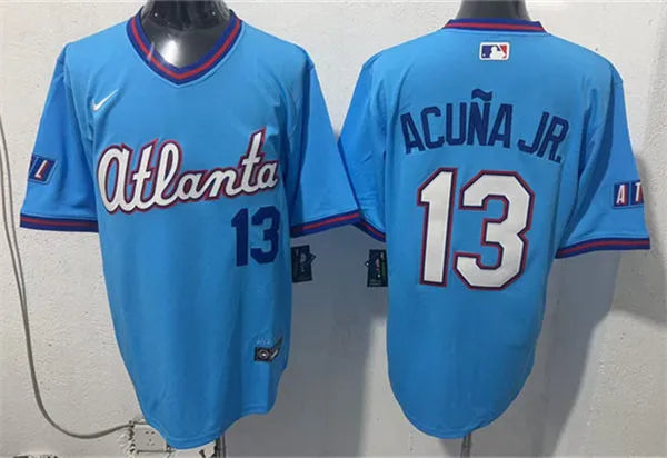 Atlanta Braves Acuña Jr City Connect Baseball Jersey Size Mens Medium