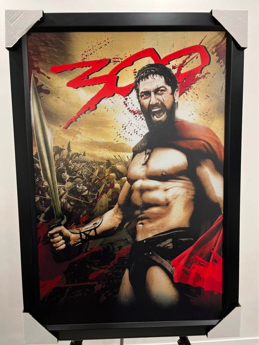 21x16 Movie 300 Three Hundred Textured Fine Art Print