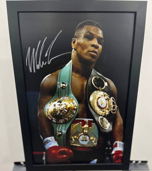 19x13 Boxing Legend Iron Mike Tyson Facsimile Autograph Print