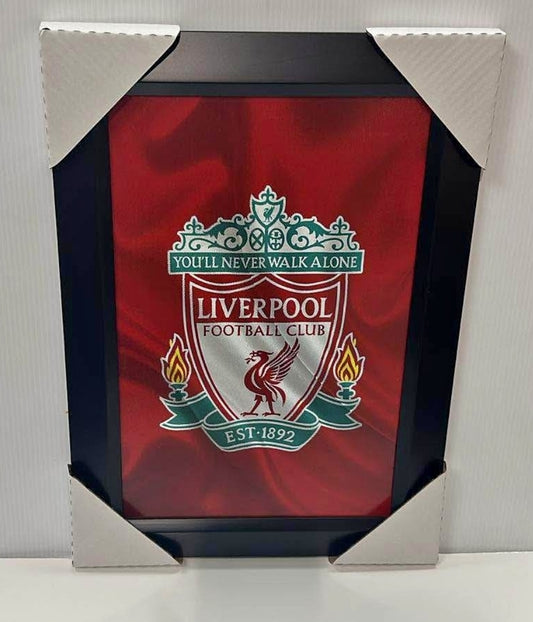 21x16 Soccer Liverpool Textured Fine Art Print