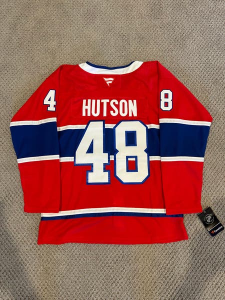 Montreal Canadiens Lane Hutson Hockey Jersey Size Mens Medium