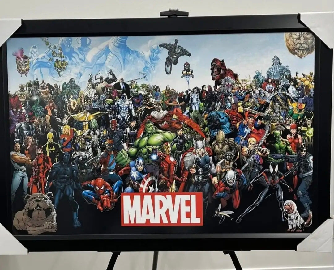 26x38 Marvel Comics Alex Ross Avengers Captain America Iron Man Hulk Thor Textured Fine Art Print