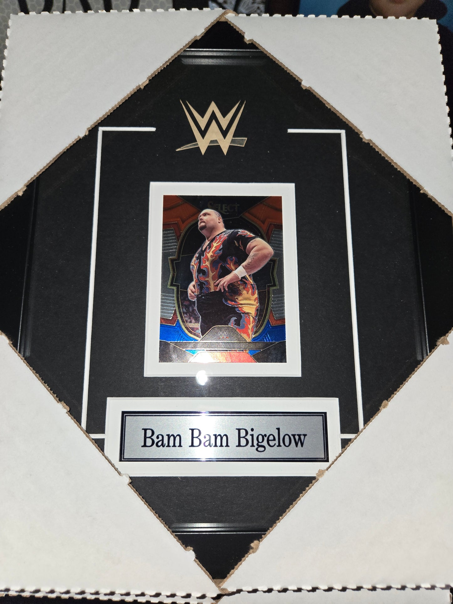 12x10 WWE WWF NWO WCW Bam Bam Bigelow Single Card Collector Frame