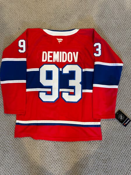 Montreal Canadiens Demidov Hockey Jersey Size Mens Medium