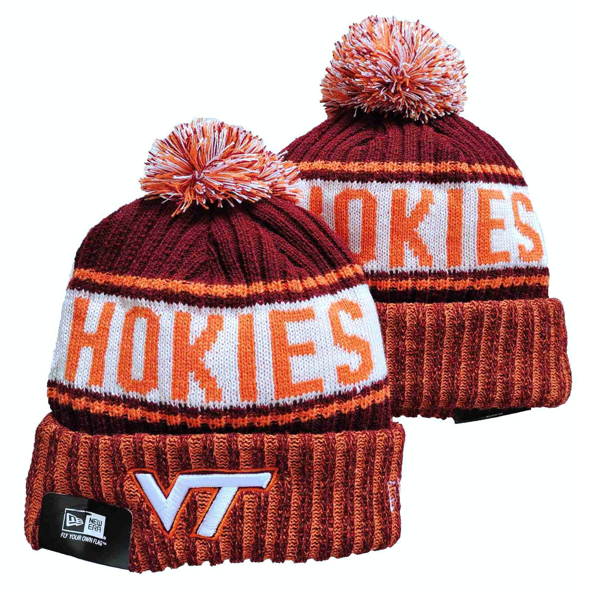 New Era NCAA Virginia Tech Winter Toque Beanie Hat