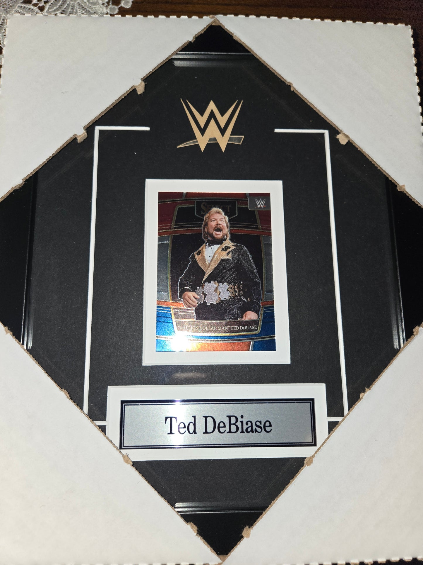 12x10 WWE WWF NWO WCW Million Dollar Man Ted DiBiase Single Card Collector Frame