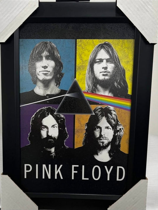 21x16 Pink Floyd Textured Fine Art Print Frame